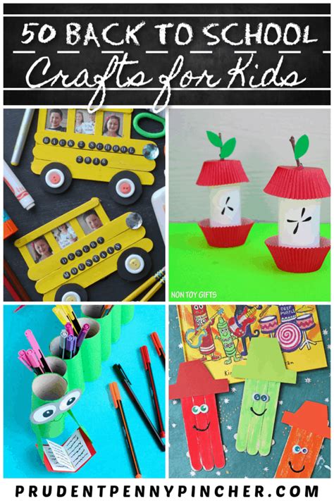 50 Easy Back to School Crafts for Kids - Prudent Penny Pincher