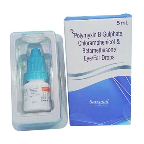 Polymyxin B Sulphate Betamethasone Eye Ear Drops Supplier, Trader In Ambala, Haryana