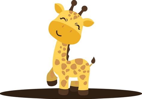 Baby Giraffe Cartoon Drawing