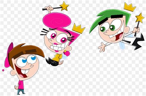 Timmy Turner Poof Cosmo And Wanda Cosma Tootie Drawing, PNG, 894x592px ...