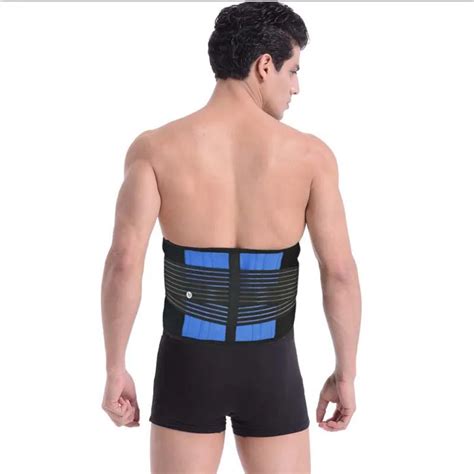 Men's Waist Support Belt Back Brace Back Belt Men Elastic Bandage Corset Back Belts Braces ...