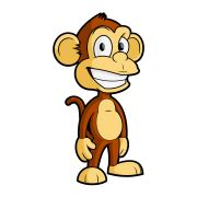 FREE Cartoon Monkey Vector Clip Art