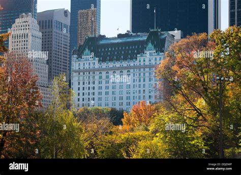 PLAZA HOTEL CENTRAL PARK SOUTH MIDTOWN MANHATTAN NEW YORK CITY USA ...