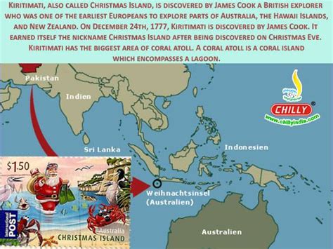 Kiritimati also called Christmas Island, is discovered by Captain James ...