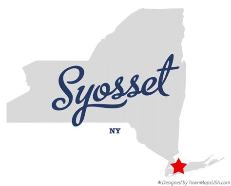 Map of Syosset, NY, New York