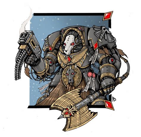 Space wolves chaplain by Sufferst on DeviantArt