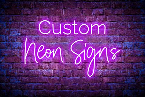 Custom Neon Sign Neon Sign Custom Light Led Neon Light Sign - Etsy