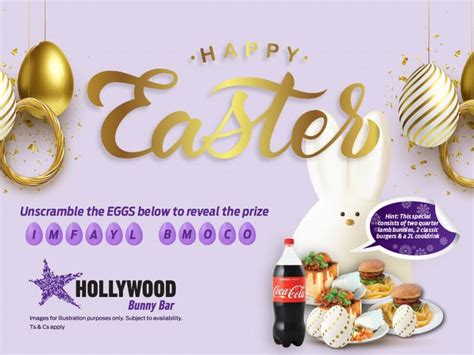 Hollywood Bunny Bar Easter Weekend 2023 – Social Media Competition ...