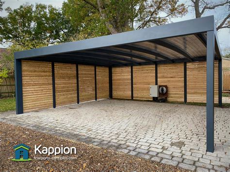 Qubik Carport installed in Leatherhead | Kappion Carports & Canopies