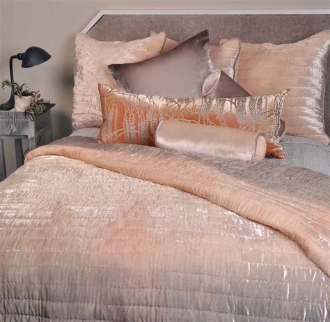 *Kevin OBrien Studio Bedding - Ophelia Opal Quilted Coverlet