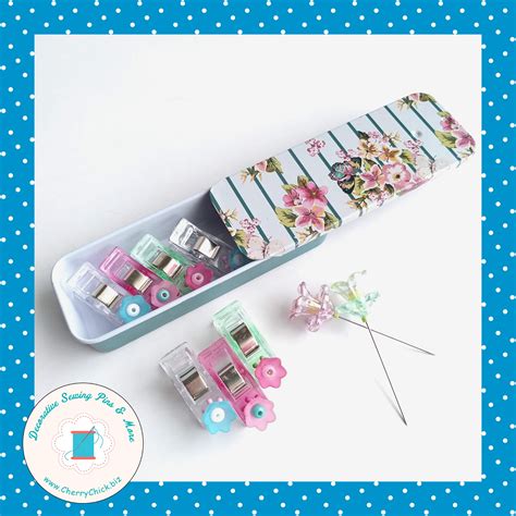 Quilting Clips - Sewing Clips - Fabric Clip - Sewing Gifts - Binding Clips - Clips in Tins ...