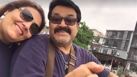 Actor Mohanlal serenades wife Suchitra on 28th wedding anniversary