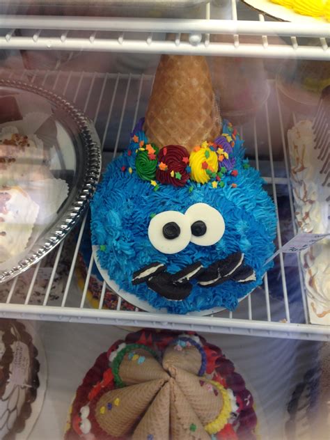 Baskin Robbins Cookie Monster cake | Cakes | Cookie monster cakes, Cookie monster party, Baskin ...