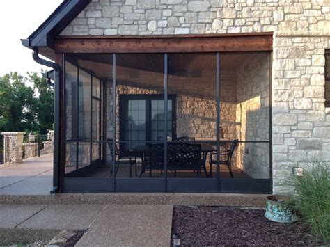 Broadview Screen Custom Insect Screens Bronze Frame Mississippi River Overlook | Patio shade ...