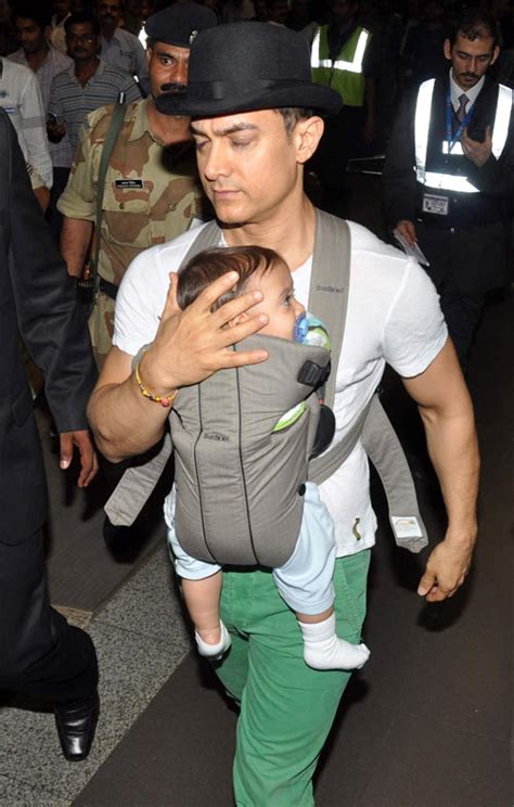 FIRST LOOK: Aamir Khan with Kiran and son Azad - Rediff.com Movies