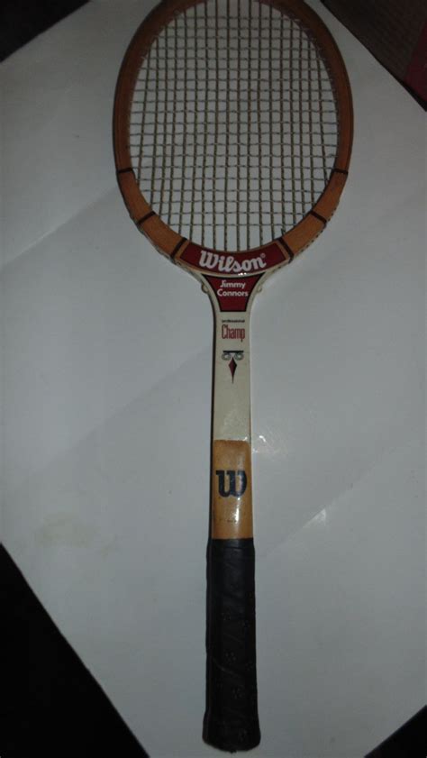 Vintage Jimmy Connors Professional Champ Model Wilson Wooden Tennis ...