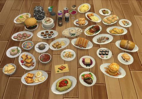 Sims 4 Food Retexture Mod