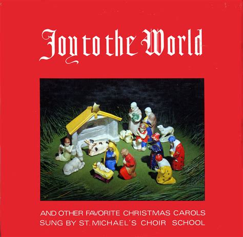 St Michaels Choir School - Joy to the World - JB6636 vinyl lp Christmas record album transferred ...