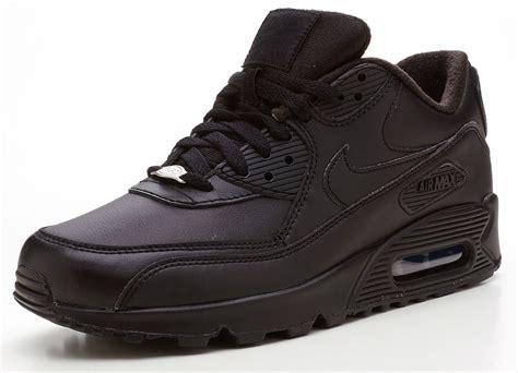 Nike Air Max 90 Leather black trainers 302519 001