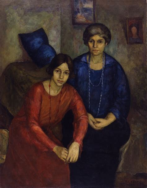 Mother and Daughter - Victorio Edades 1926 | Art and Salt