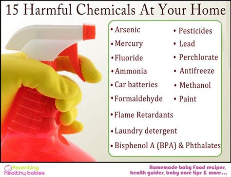 15 Dangerous Chemicals At Your Home : Child Care