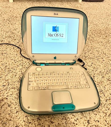 Apple Clamshell iBook G3 Blueberry Blue WORKING | eBay