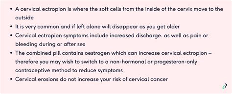 Cervical Ectropion - What Are The Symptoms? | The Lowdown