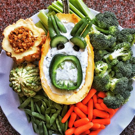 halloween veggie tray