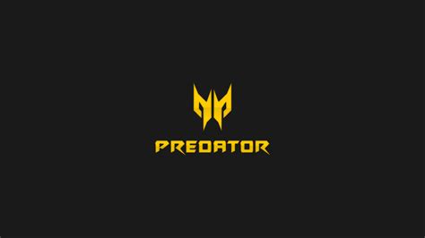 Acer Predator, Logo, Yellow, 4K, #24 Wallpaper PC Desktop