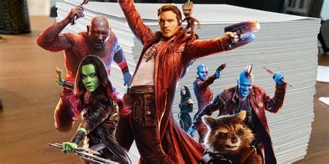 James Gunn Reveals Huge Stack of Guardians of the Galaxy 3 Storyboards