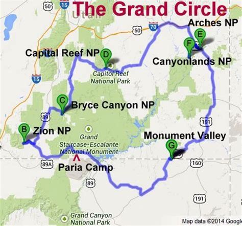 Utah ’s Grand Circle Tour allows visitors a chance to see five U.S ...