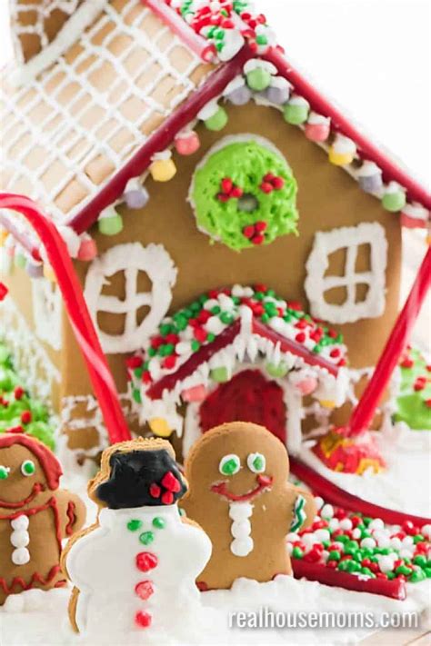 The BEST Gingerbread House Icing ⋆ Real Housemoms