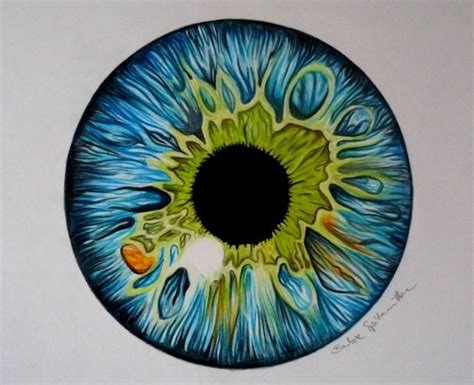 Colored pencil eye drawing by BarbieSpitzmuller on deviantART | Eye ...