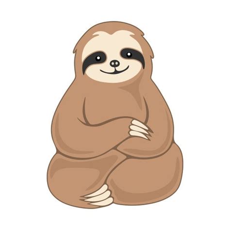 Sloth Clipart | Cute sloth pictures, Sloth drawing, Sloth art