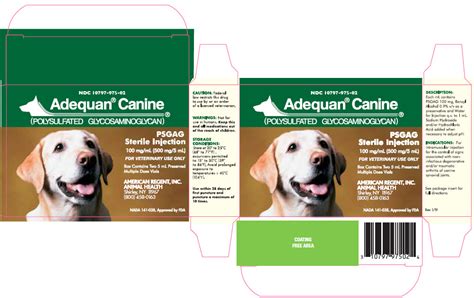 Adequan Canine - American Regent, Inc.: Veterinary Package Insert