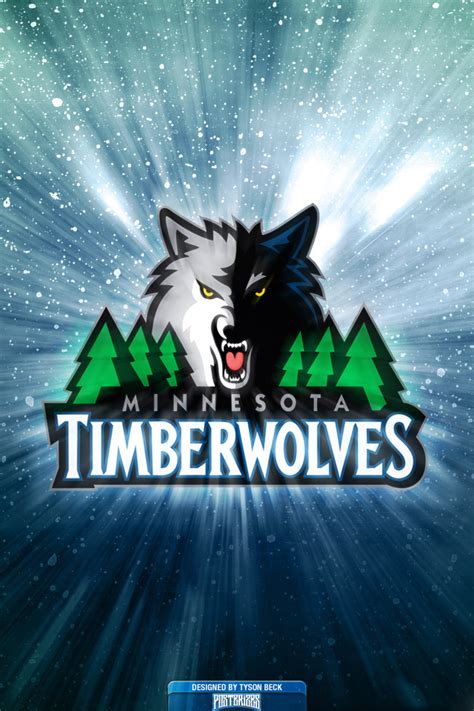 Minnesota Timberwolves Logo Wallpaper | Posterizes | NBA Wallpapers & Basketball Designs ...