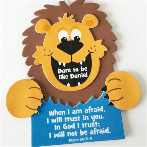 Daniel And The Lions Den Printable Craft