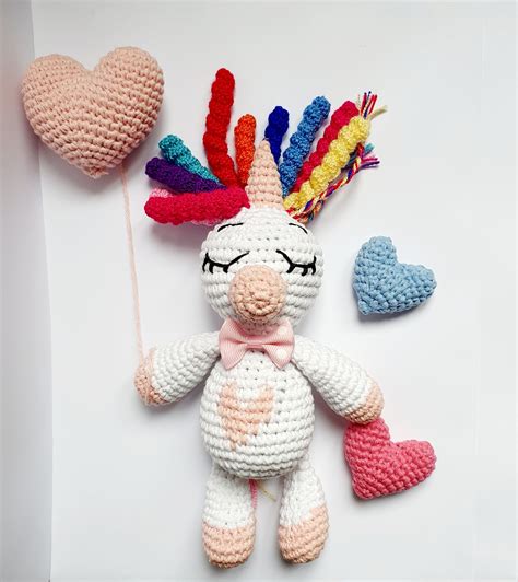 Unicorn Amigurumi Crochet Pattern PDF Pattern in English - Etsy