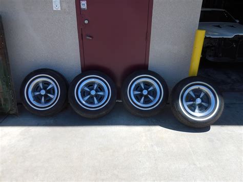 70's Pontiac Firebird Rally Wheels 15x7 Set with Center Caps and Rings | GM Sports