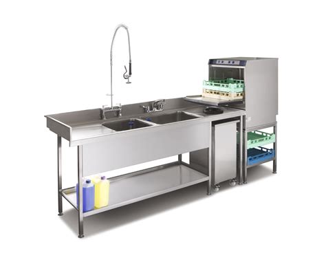 Commercial Stainless Steel Dishwash System | Restaurant kitchen design, Kitchen design software ...