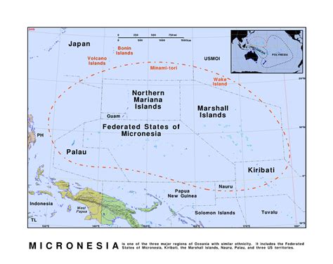 Where Is Micronesia On The World Map