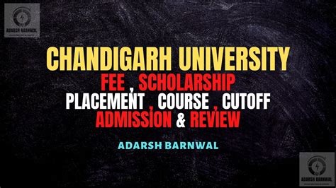 Chandigarh University : Admission , Campus , Ranking , Fees , Placement ...