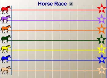 Horse Race Template by Luke Dulin | Teachers Pay Teachers