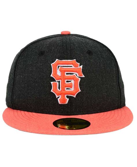 KTZ San Francisco Giants Heather Action 59fifty Cap in Black - Lyst