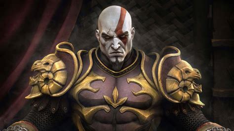 God Of War Kratos Throne UHD 4K Wallpaper | Pixelz