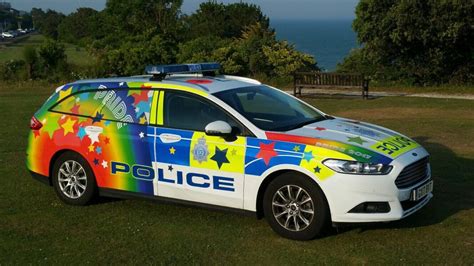 Sussex Police Under Fire For Pride Wrapped Cars - Brighton Journal