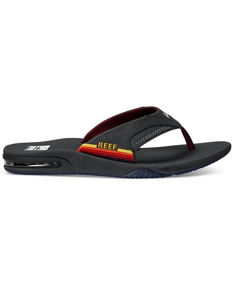 REEF Men's Fanning Vintage Flip-Flops - Macy's