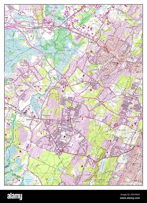 Caldwell, New Jersey, map 1954, 1:24000, United States of America by Timeless Maps, data U.S ...