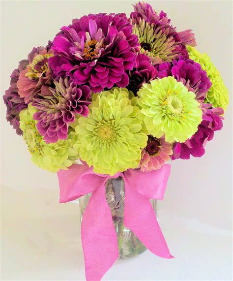 Wedding & Special Occasion Flowers by Tammy Calkins: Zinnia Bouquet