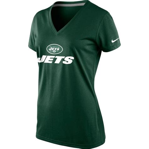 Nike New York Jets Women's Everyday Legend V-Neck Performance T-Shirt ...